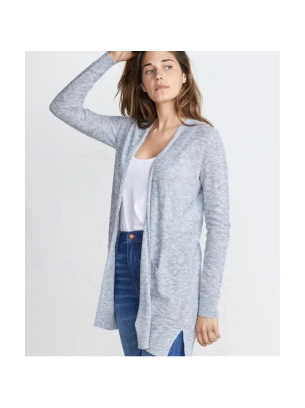 Marine Layer Nantucket Open Knit Cotton Cardigan S